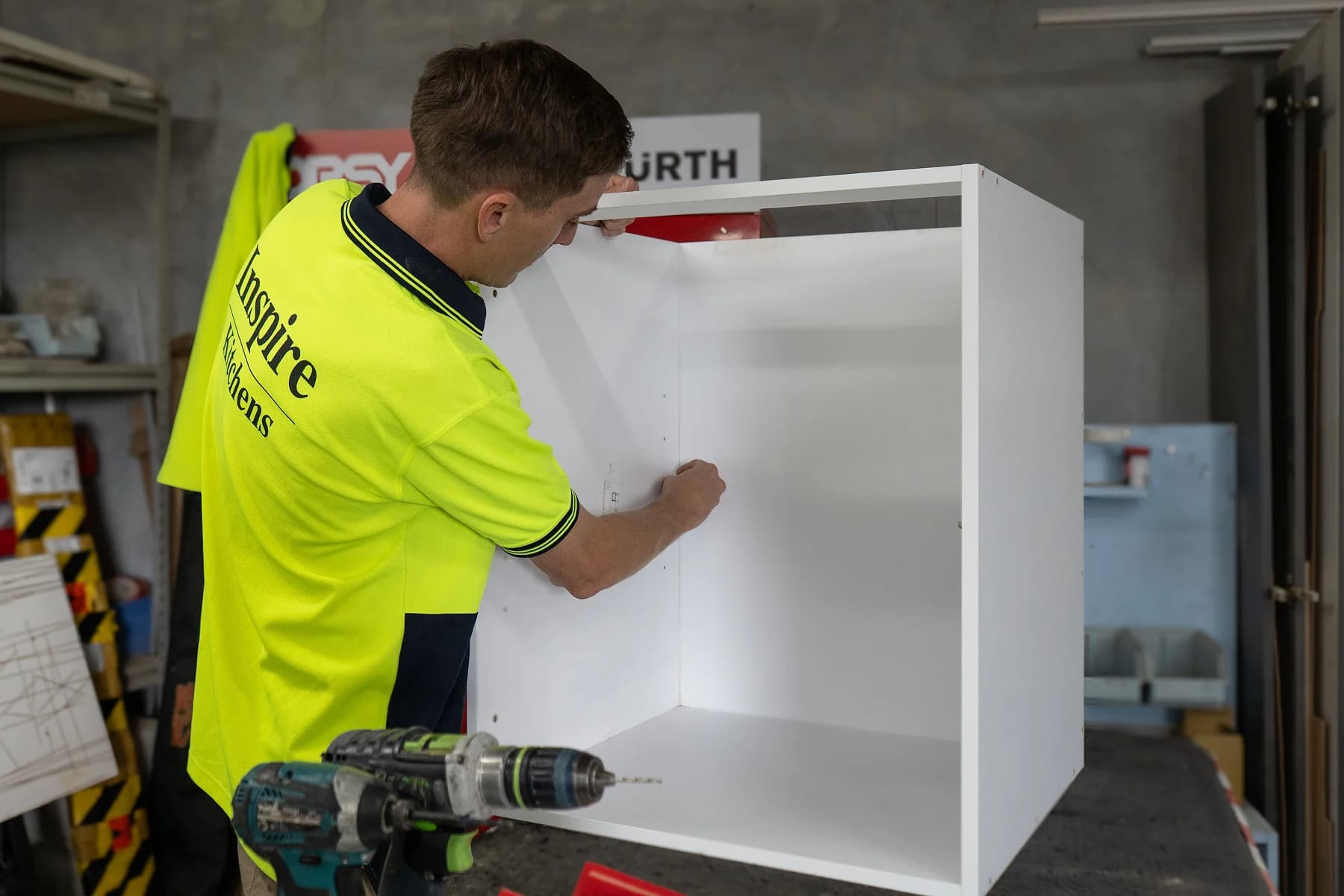 Queenstown workshop team building custom cabinetry