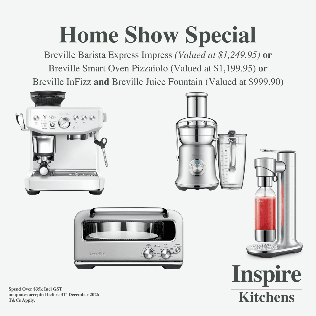 Home Show Special — Breville Barista Express Impress, Smart Oven Pizzaiolo, and InFizz Fusion with Juice Fountain Cold XL